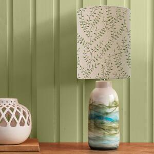 Javary Table Lamp with Eden Shade Eden Apple Green