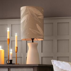 Albury Table Lamp with Silverwood Shade Silverwood Light Grey