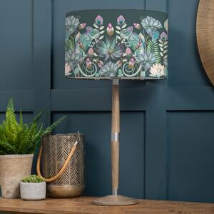 Solensis Large Table Lamp with Osawi Shade Osawi Emerald Green