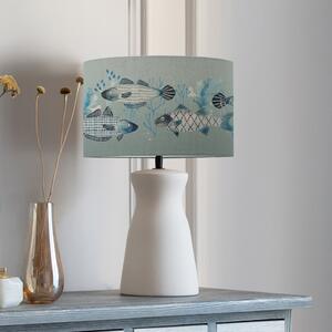 Albury Table Lamp with Barbeau Shade Seafoam (Blue)