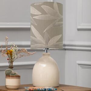 Leura Table Lamp with Silverwood Shade Silverwood Light Grey