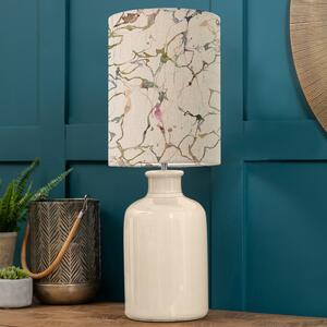 Elspeth Table Lamp with Carrara Shade Carrara Meadow Green