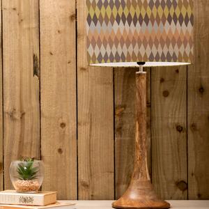 Kinross Table Lamp with Mesa Shade Mesa Mid Brown