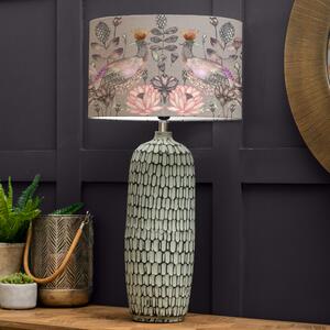 Stornoway Table Lamp with Ahura Shade Ahura Mauve Purple