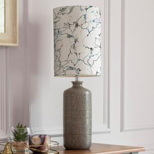 Inopia Table Lamp with Carrara Shade Carrara Frost Grey