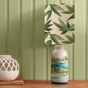 Javary Table Lamp with Silverwood Shade Silverwood Apple Green