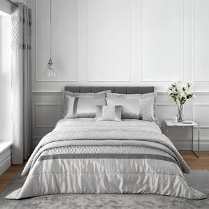 Silver Sequin Cluster Duvet Cover and Pillowcase Set Silver