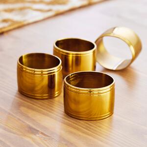 Set of 2 Liya Napkin Rings Gold