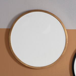 Henty Round Antique Gold Effect Effect Wall Mirror, 60cm brown