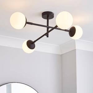 Tela 4 Light Semi Flush Bathroom Ceiling Light