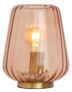 Adore Glass Table Lamp - Amber
