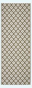 Homescapes May Geometric Green Outdoor Rug Runner, 75 x 200 cm