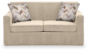 Bawtry Faux Linen Fabric 2 Seater Double Sofabed | Grey Beige & More