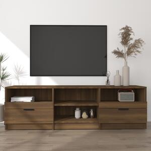 TV Cabinet Brown Oak 150x33.5x45 cm Engineered Wood