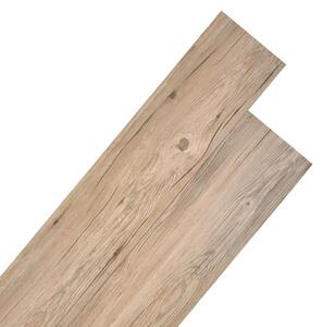 Non Self-adhesive PVC Flooring Planks 4.46 m² 3 mm Oak Brown