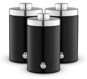 Set of 3 Swan Townhouse Kitchen Canisters