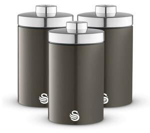 Set of 3 Swan Townhouse Kitchen Canisters