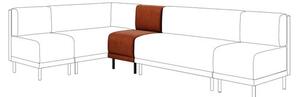 Mae Small Dining Bench, Matte Plush Velvet