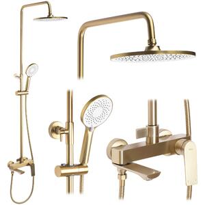 Shower set REA AVALON GOLD BRUSH