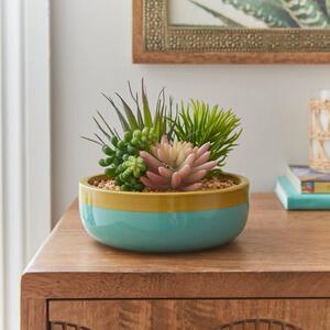 Sunbeam Artificial Succulent Arrangement in Ceramic Pot