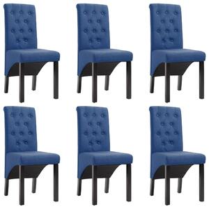 276972 Dining Chairs 6 pcs Blue Fabric(3x248989)