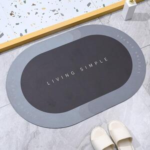 Showery® Super Bath Mat, Oval - Living Simple