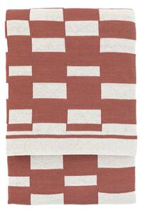 Lohko 130cm x 170cm Knitted Throw Nutmeg