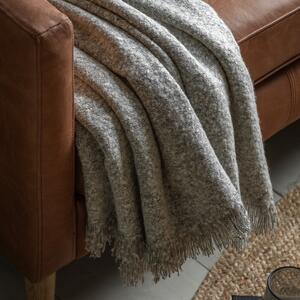 Melange 130cm x 150cm Acrylic Throw Dark Grey