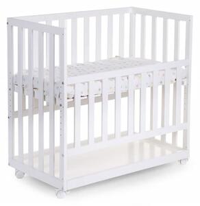 CHILDHOME Bedside Crib 50x90 cm Beech White BSCNWI