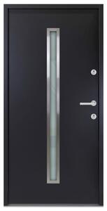 Aluminium Front Door Anthracite 110x207.5 cm