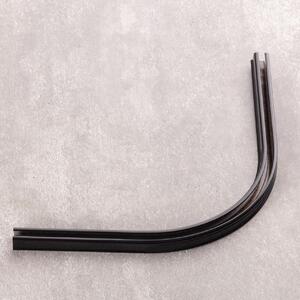 Arch to TS aluminium rail black large