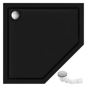 Shower tray Rea Diamond Black 90x90