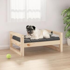 Dog Bed 65.5x50.5x28 cm Solid Pine Wood