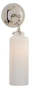 Katie Cylinder Wall Light Nickel, Light, Polished Nickel - Andrew Martin