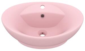 Luxury Basin Overflow Oval Matt Pink 58.5x39 cm Ceramic