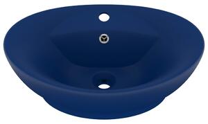 Luxury Basin Overflow Oval Matt Dark Blue 58.5x39 cm Ceramic