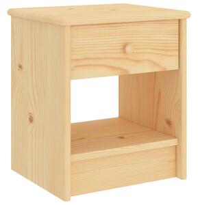 Bedside Cabinet Light Wood 35x30x40 cm Solid Pinewood