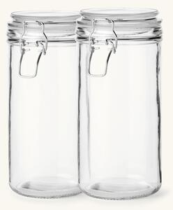 Preservation Jar 2-pack - Glass. 20,6 cm. - Clear - Søstrene Grene