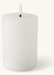 LED pillar candle 10 cm - 7 x 10 cm. - White - Søstrene Grene