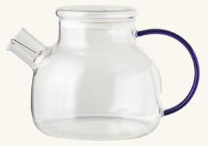 Teapot - Glass. 1L. - Dark Blue - Søstrene Grene