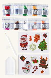 DIY Christmas stickers - 2 sheets. - Multi - Søstrene Grene