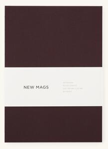 Softcover Notebook - Paper. 15 x 21 x 0.8 cm. 80 pages. - Bordeaux - New Mags