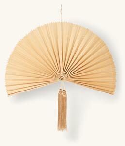 Decorative fan - Bamboo. 80 x 3.5 x 40 cm. - Nature - Søstrene Grene