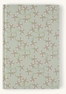 Lined hardcover notebook A5 - Paper. A5. Lined. 160 pages. 70 gsm. - Dusty Green - Søstrene Grene