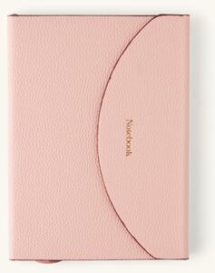 Lined notebook 15.3 x 20.4 - Paper/PU. 15.3 x 20.4 cm. Softcover. 160 pages. - Peach - Søstrene Grene