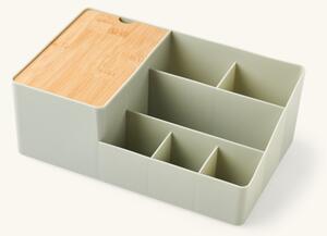 Makeup organiser - 27.5 x 17 x 10 cm. - Thyme Green - Søstrene Grene