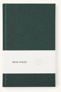 Hardcover notebook - Paper. 15 x 21 x 0.8 cm. 80 pages. - Pine Green - New Mags