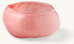 Decorative bowl - Glass. 10 x 10 x 5 cm. - Peach - Søstrene Grene