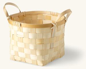 Basket - Bamboo. 20 x 20 x 15 cm. - Nature - Søstrene Grene