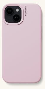 Base case iPhone 15 - Silicone. - Coral - NUDIENT